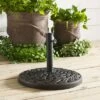 Kerubo Round Double Lattice Weave Umbrella Stand - Antique Bronze Saracina Home -Deals Patio Umbrellas Store unnamed file 1004