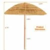 Costway 6.5 FT Thatched Beach Umbrella Tilt Tiki Hawaiian Patio Portable -Deals Patio Umbrellas Store unnamed file