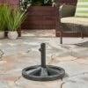 22lb Sanne Circular Concrete Umbrella Base - Christopher Knight Home -Deals Patio Umbrellas Store unnamed file 1014