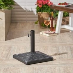 26lb Felix Square Concrete Umbrella Base - Christopher Knight Home