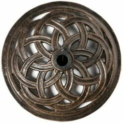Gardenised Outdoor Patio Cast Iron Umbrella Base Holder Stand