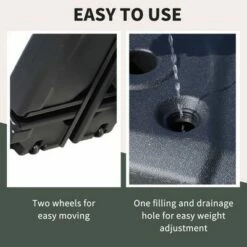 Outsunny Free Standing Portable 132 lbs Weighted Cantilever Offset Umbrella Base -Deals Patio Umbrellas Store unnamed file 1080