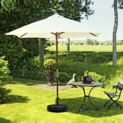 Costway 20'' Round 23L Water Filled Umbrella Base Stand Self-filled Patio Furniture Black -Deals Patio Umbrellas Store unnamed file 1109