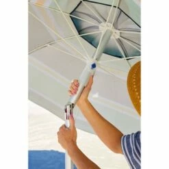 6.4'x6.4' Outdoor Beach Umbrella with Silver Frame & Orange Daisy - Life is Good -Deals Patio Umbrellas Store unnamed file 118