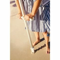 6.4'x6.4' Outdoor Beach Umbrella with Silver Frame & Orange Daisy - Life is Good -Deals Patio Umbrellas Store unnamed file 119