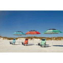 6.4'x6.4' Outdoor Beach Umbrella with Silver Frame & Orange Daisy - Life is Good -Deals Patio Umbrellas Store unnamed file 120