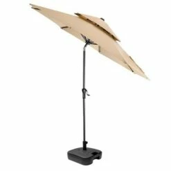 Heavy Duty Patio Market Umbrella Base Water/Sand Filled Square Stand Black - Crestlive Products -Deals Patio Umbrellas Store unnamed file 1237