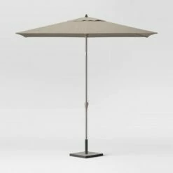 6.5' x 10' Rectangular Patio Umbrella Ash Pole - Project 62™ Pebble -Deals Patio Umbrellas Store unnamed file 1349