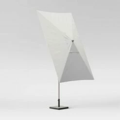 10' Rectangular Patio Umbrella DuraSeason Fabric™ - Project 62™ Cream