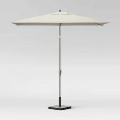 10' Rectangular Patio Umbrella DuraSeason Fabric™ - Project 62™ Cream -Deals Patio Umbrellas Store unnamed file 1359