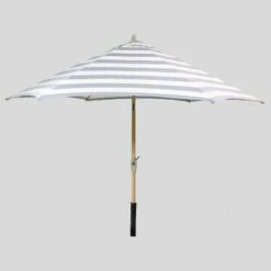 9' Round Cabana Stripe Patio Umbrella - Light Wood Pole - Threshold™ Green -Deals Patio Umbrellas Store unnamed file 1381