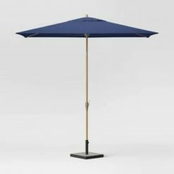 10' x 6' Rectangular Patio Umbrella - Light Wood Pole - Threshold™ -Deals Patio Umbrellas Store unnamed file 1441