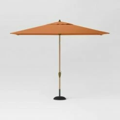 10' x 6' Rectangular Patio Umbrella - Light Wood Pole - Threshold™ -Deals Patio Umbrellas Store unnamed file 1442