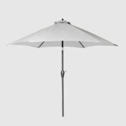 9' Round Patio Umbrella DuraSeason Fabric™ - Black Pole - Threshold™ -Deals Patio Umbrellas Store unnamed file 1451