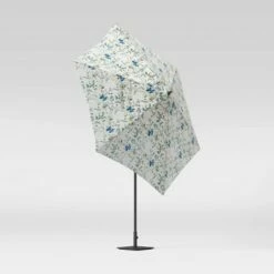 9' Round Patio Umbrella DuraSeason Fabric™ - Black Pole - Threshold™ -Deals Patio Umbrellas Store unnamed file 1459