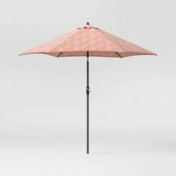 9' Round Patio Umbrella DuraSeason Fabric™ - Black Pole - Threshold™ -Deals Patio Umbrellas Store unnamed file 1462