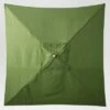 6.5' Square Umbrella - Green - Light Wood Finish - Threshold™
