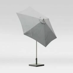 9' Round Patio Umbrella DuraSeason Fabric™ - Ash Pole - Project 62™ Cream