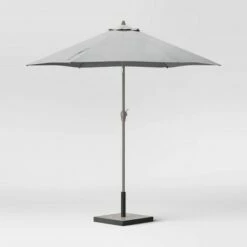 9' Round Patio Umbrella DuraSeason Fabric™ - Ash Pole - Project 62™ Cream -Deals Patio Umbrellas Store unnamed file 1567