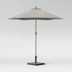 9' Round Patio Umbrella DuraSeason Fabric™ - Ash Pole - Project 62™ Cream -Deals Patio Umbrellas Store unnamed file 1569