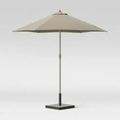 9' Round Patio Umbrella DuraSeason Fabric™ - Ash Pole - Project 62™ Cream -Deals Patio Umbrellas Store unnamed file 1570