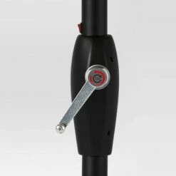 10' x 6' Rectangular Solar Patio Umbrella DuraSeason Fabric™ - Black Pole - Threshold™ -Deals Patio Umbrellas Store unnamed file 1583