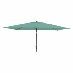 10' x 6' Rectangular Solar Patio Umbrella DuraSeason Fabric™ - Black Pole - Threshold™ -Deals Patio Umbrellas Store unnamed file 1586