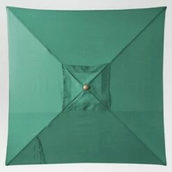 6.5' Square Umbrella - Turquoise - Light Wood Finish - Threshold™