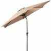 Costway 10FT Patio Umbrella 6 Ribs Market Steel Tilt W/Crank Outdoor Garden Beige -Deals Patio Umbrellas Store unnamed file 1649