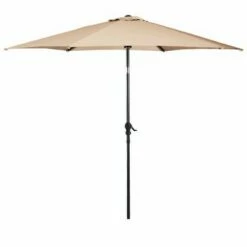 Costway 10FT Patio Umbrella 6 Ribs Market Steel Tilt W/Crank Outdoor Garden Beige -Deals Patio Umbrellas Store unnamed file 1656