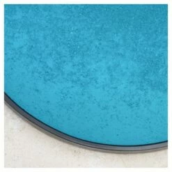 Terracota 66lbs Round Concrete and Iron Umbrella Base - Teal - Christopher Knight Home