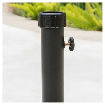 Terracota 66lbs Round Concrete and Iron Umbrella Base - Teal - Christopher Knight Home 4 Terracota 66lbs Round Concrete and Iron Umbrella Base - Teal - Christopher Knight Home - Image 2