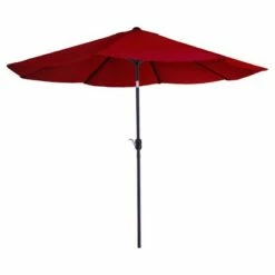 Pure Garden 10' Aluminum Patio Umbrella with Auto Tilt Red -Deals Patio Umbrellas Store unnamed file 1694