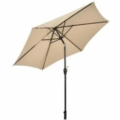 Costway 10Ft Outdoor Market Patio Table Umbrella Push Button Tilt Crank Lift BurgundyBeigeTanBlue -Deals Patio Umbrellas Store unnamed file 1702