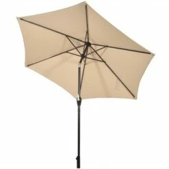 Costway 10Ft Outdoor Market Patio Table Umbrella Push Button Tilt Crank Lift BurgundyBeigeTanBlue -Deals Patio Umbrellas Store unnamed file 1703