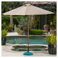 Terracota 66lbs Round Concrete and Iron Umbrella Base - Teal - Christopher Knight Home 9 Terracota 66lbs Round Concrete and Iron Umbrella Base - Teal - Christopher Knight Home -Deals Patio Umbrellas Store unnamed file 171