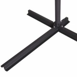 Costway 10' Hanging Solar LED Umbrella Patio Sun Shade Offset Market W/Base Tan -Deals Patio Umbrellas Store unnamed file 1729