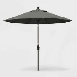 9' Aluminum Collar Tilt Crank Sunbrella Patio Umbrella - California Umbrella Astoria Sunset