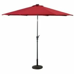 Costway 10ft Patio Solar Umbrella LED Patio Market Steel Tilt W/ Crank (Burgundy) 14 Costway 10ft Patio Solar Umbrella LED Patio Market Steel Tilt W/ Crank (Burgundy) -Deals Patio Umbrellas Store unnamed file 1796