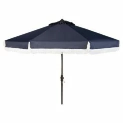 Milan 9' Auto Tilt Crank Umbrella - Safavieh White -Deals Patio Umbrellas Store unnamed file 1829