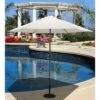 Tropishade 9' Round Aluminum Patio Umbrella Antique White