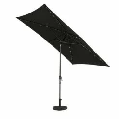 Island Umbrella 10' x 6.5' Rectangular Nassau Market Patio Umbrella with LED Bulb Lights Navy -Deals Patio Umbrellas Store unnamed file 1901