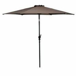 Costway 10FT Patio Umbrella 6 Ribs Market Steel Tilt W/ Crank Outdoor Garden Tan -Deals Patio Umbrellas Store unnamed file 1923