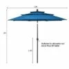 Costway 10ft 3 Tier Patio Market Umbrella Aluminum Sunshade Shelter Double Vented -Deals Patio Umbrellas Store unnamed file 1953