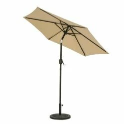 Island Umbrella 7.5' Bistro Market Patio Umbrella Champagne