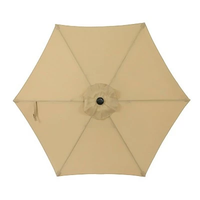 Island Umbrella 7.5' Bistro Market Patio Umbrella Champagne 4 Island Umbrella 7.5' Bistro Market Patio Umbrella Champagne - Image 2