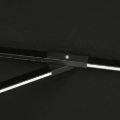 Island Umbrella 11' Calypso II Market Patio Umbrella with Solar LED Strip Lights Black -Deals Patio Umbrellas Store unnamed file 2042