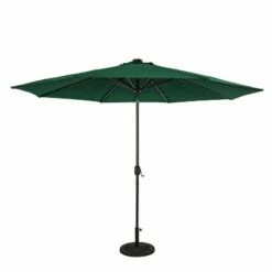 Island Umbrella 11' Calypso II Market Patio Umbrella with Solar LED Strip Lights Black -Deals Patio Umbrellas Store unnamed file 2048