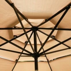 Captiva Designs 10' x 10' Outdoor 3-Tier Patio Market Umbrella Beige -Deals Patio Umbrellas Store unnamed file 2051