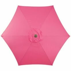 Northlight 7.5' Outdoor Patio Market Umbrella with Hand Crank - Pink -Deals Patio Umbrellas Store unnamed file 2110